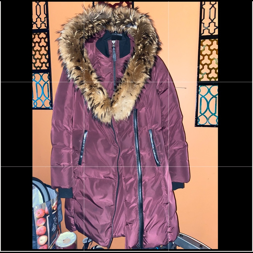 Long mackage coat